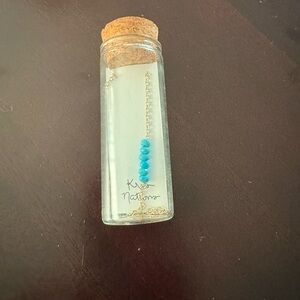 Kris Nations Turquoise and 18K Golf Adjustable Necklace